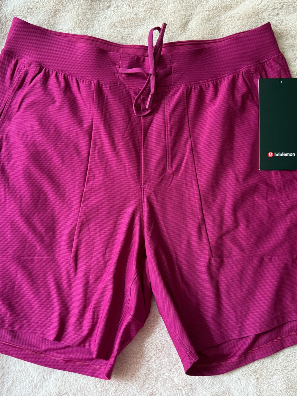 NWT Lululemon License to Train Short 7” LL *Pique Magenta Purple Size M - Picture 3 of 13